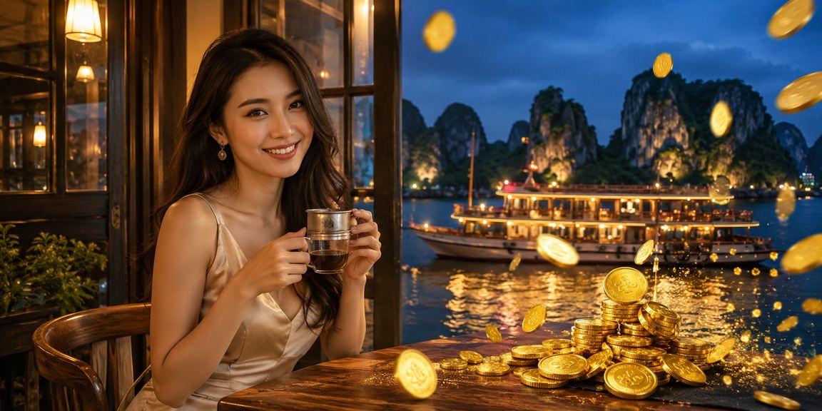 Người dùng tại Hạ Long đăng ký tài khoản f8bet2a và nhận thưởng qua điện thoại bên ly cà phê