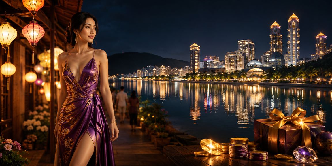 Khu giải trí casino sôi động tại Phú Quốc về đêm